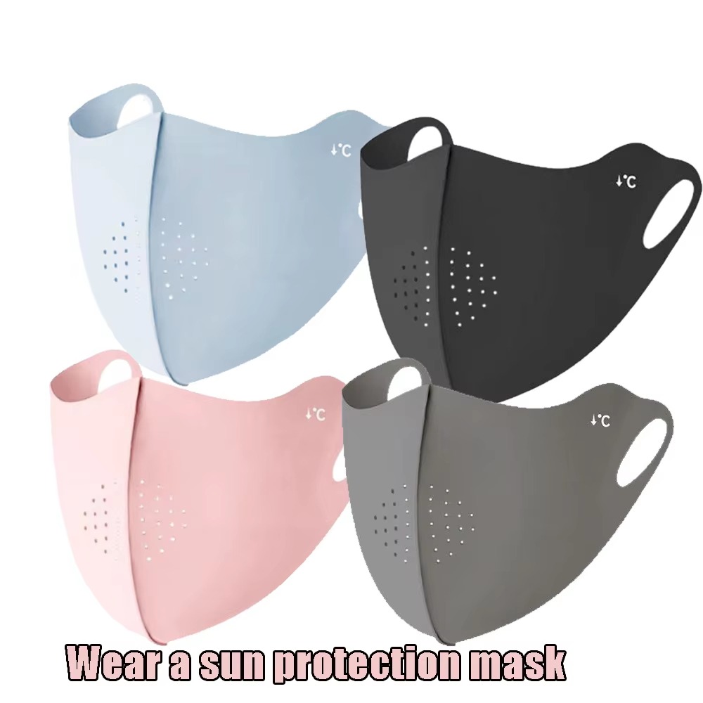 1/2/4pcs UV Protection Face Ma - Surgical Mask ulasan dan harga