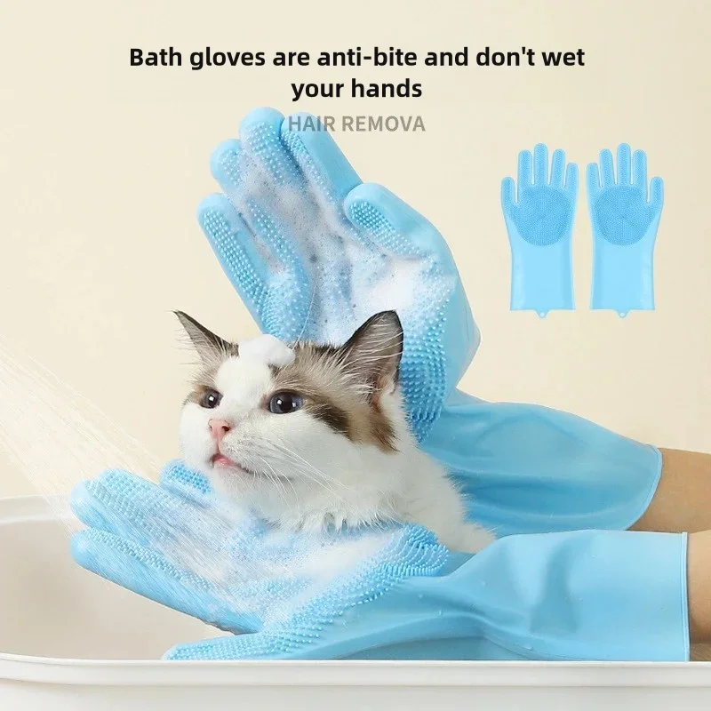 Pet Grooming Cleaning Gloves D - Medical Gloves ulasan dan harga