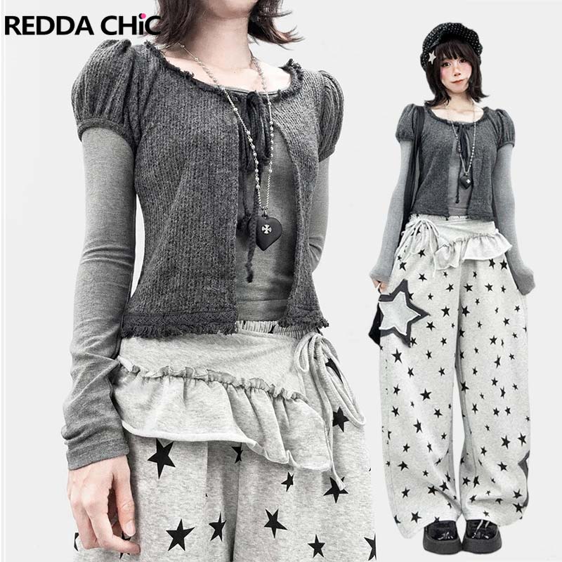 REDDACHiC Puff Sleeve Cardigan - Bandage ulasan dan harga
