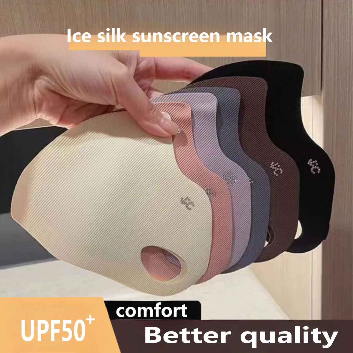 5 Color Threaded Ice Silk Mask - Surgical Mask ulasan dan harga