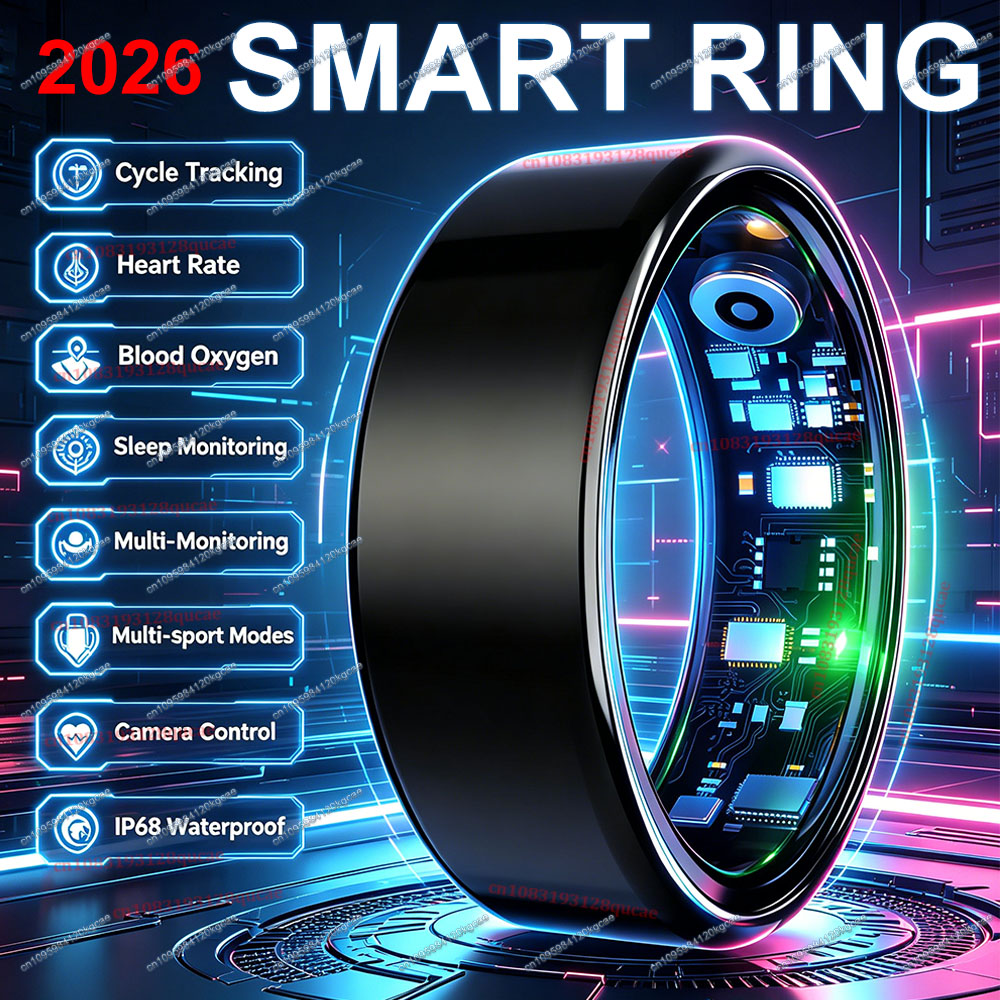 New Smart Ring Heart Rate Bloo - Blood Pressure Monitor ulasan dan harga