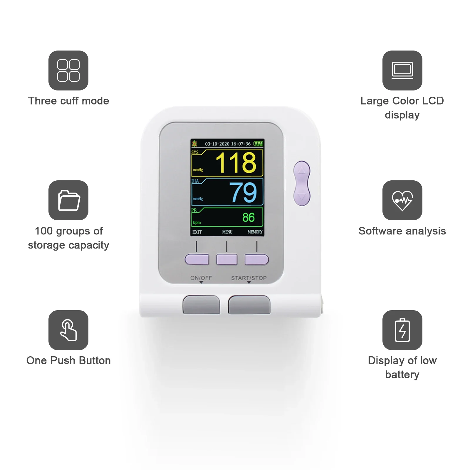 CONTEC08A-VET Veterinary Equip - Blood Pressure Monitor ulasan dan harga