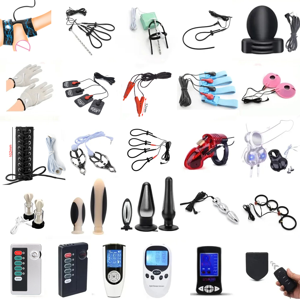 Electro E-stim Toy Massage Sti - Medical Gloves ulasan dan harga