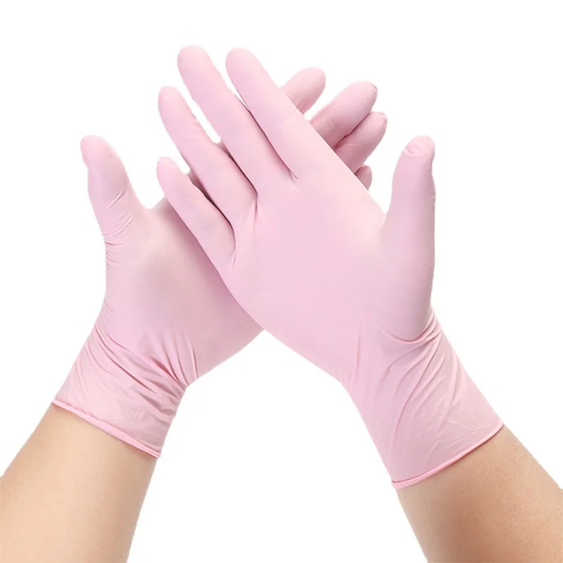 20/50/100PCS Pink Nitrile Glov - Medical Gloves ulasan dan harga