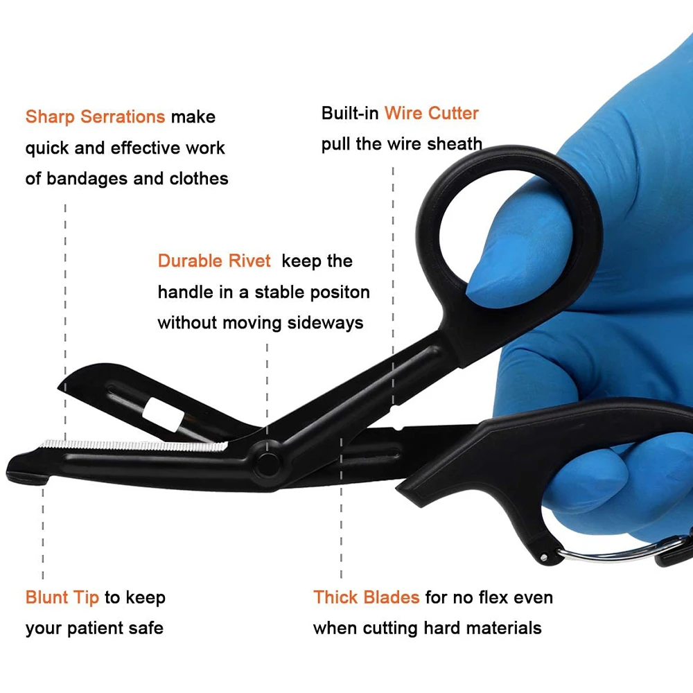 Emergency First Aid Scissors-M - Medical Scissors ulasan dan harga