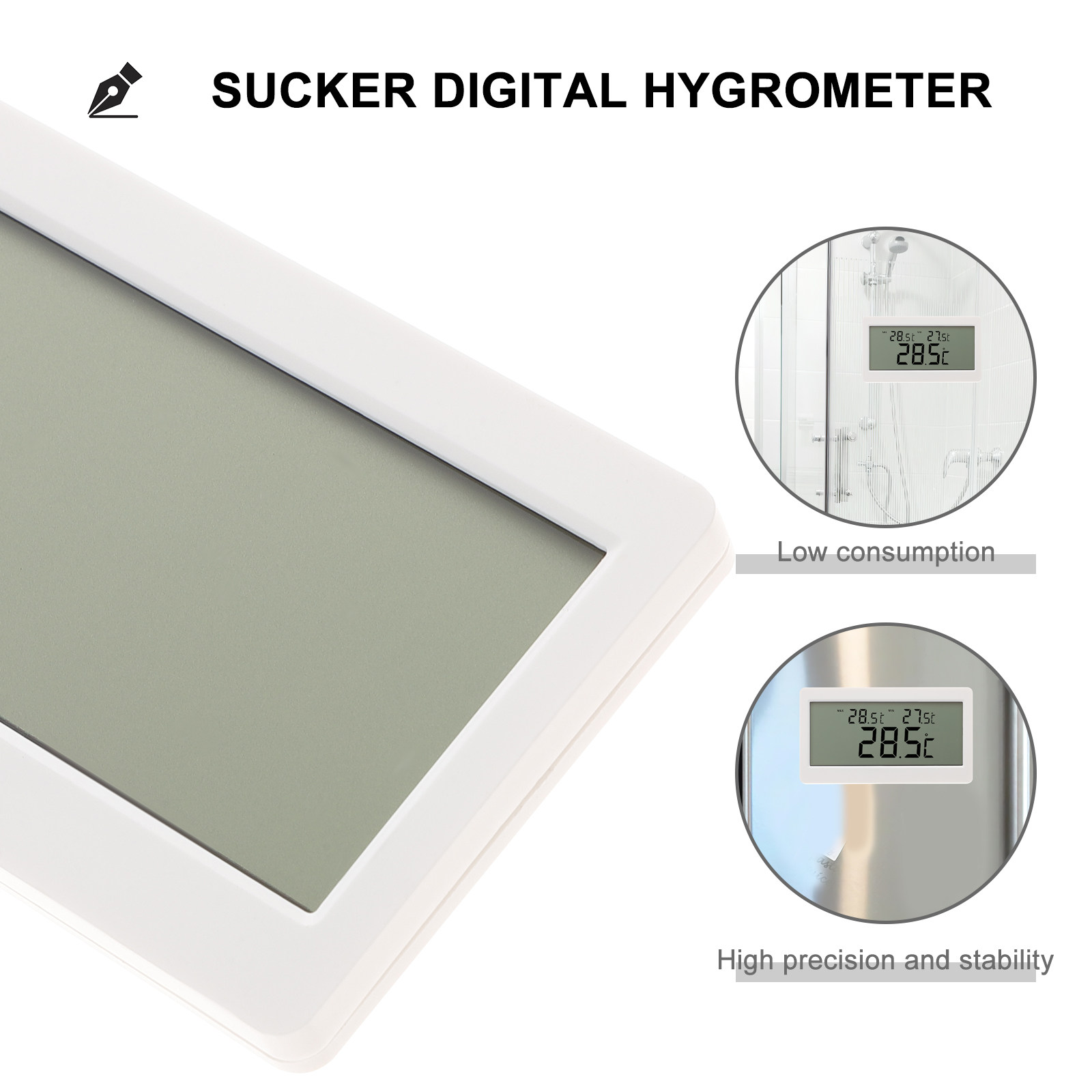 Mini LCD Digital Hygrometer Te - Thermometer Digital ulasan dan harga