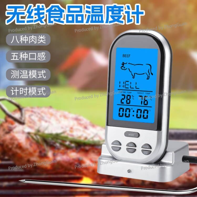 Wireless Bbq Timer Thermometer - Thermometer Digital ulasan dan harga