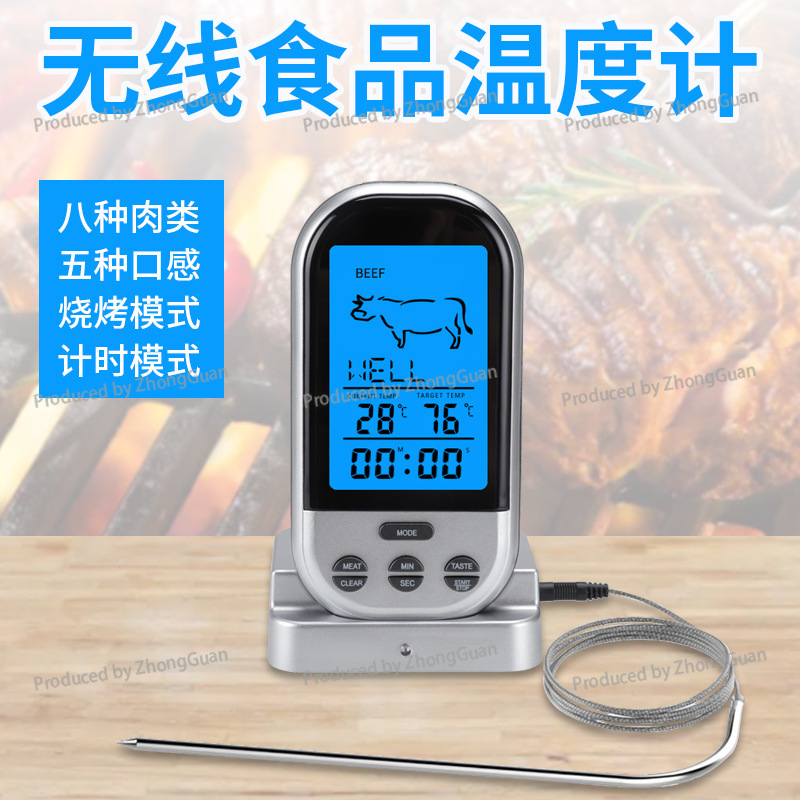 Wireless Bbq Timer Thermometer - Thermometer Digital ulasan dan harga