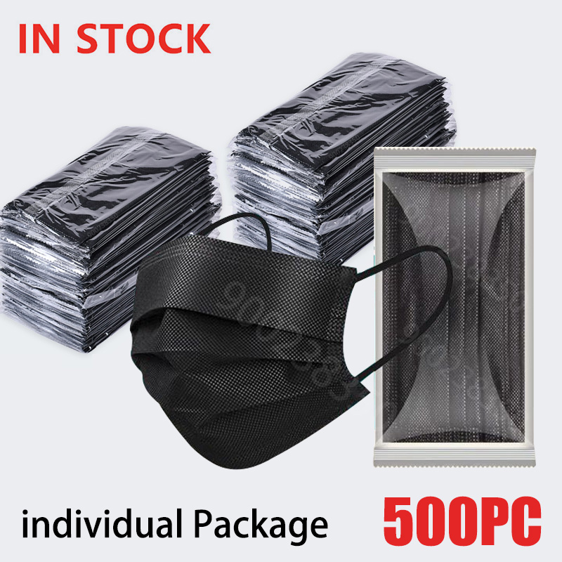 50-500pcs Black Disposable Cer - Surgical Mask ulasan dan harga