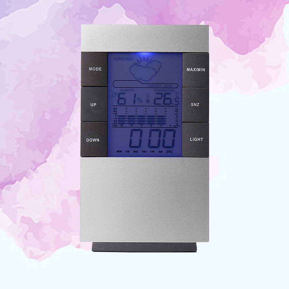 1Pcs LCD Digital Alarm Clock T - Thermometer Digital ulasan dan harga