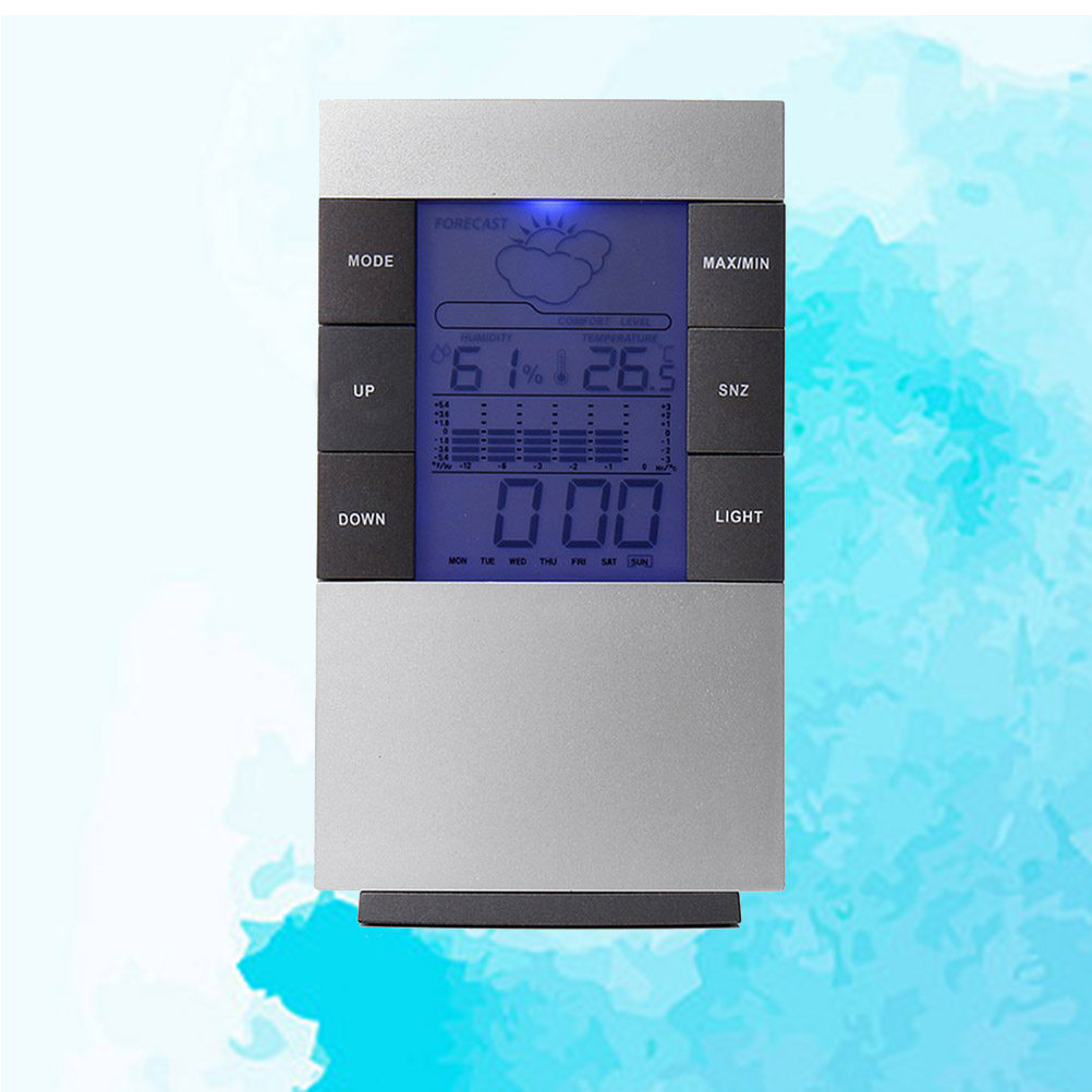 1Pcs LCD Digital Alarm Clock T - Thermometer Digital ulasan dan harga