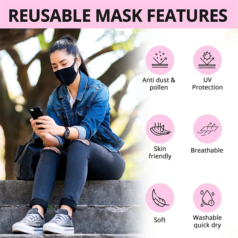5/10PCS Fashion Solid Earloop  - Surgical Mask ulasan dan harga