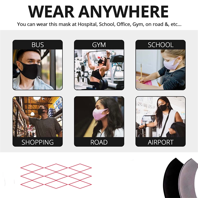 5/10PCS Fashion Solid Earloop  - Surgical Mask ulasan dan harga