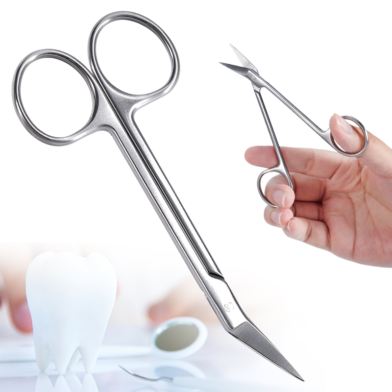 1pc Dental Micro Scissors Curv - Medical Scissors ulasan dan harga