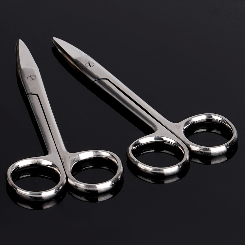 1pc Metal Crown Scissors Stain - Medical Scissors ulasan dan harga